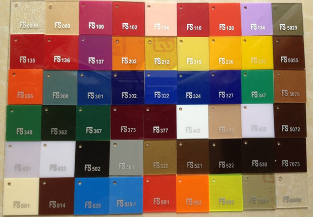 bảng mã màu tấm nhựa mica giá rẻ năm 2019