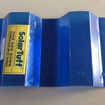 Tôn sóng poly độ dày 1mm ngang 1.07 mét dài theo yêu cầu