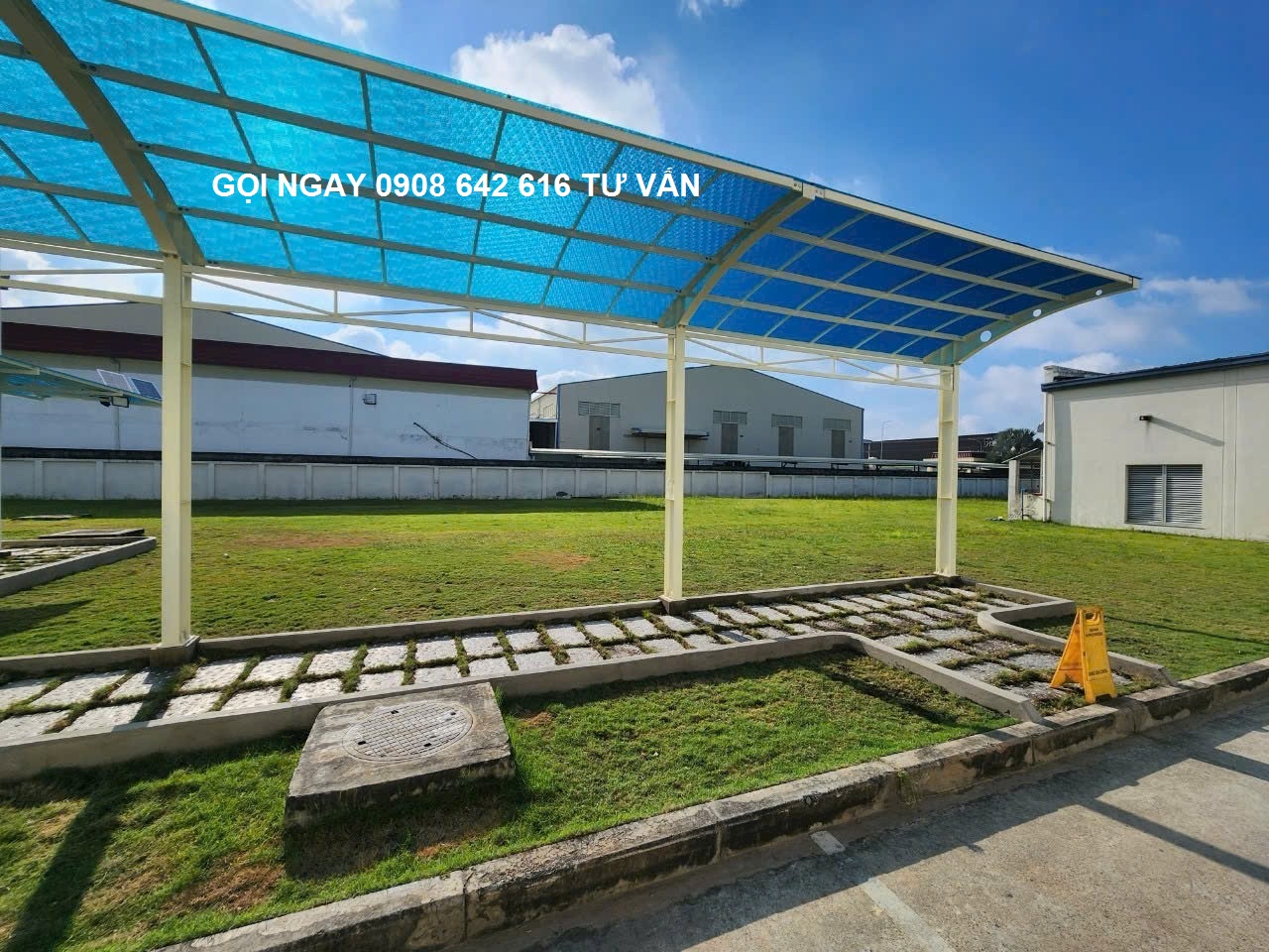 poly màu xanh biển nhám dày 3mm tại tphcm